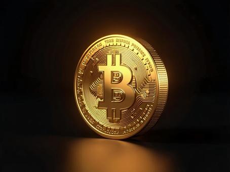 ビットコインの金貨 ビットコインの金貨の写真