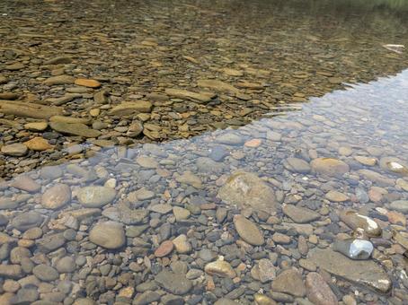 静かな水面 静かな水面 四万十川,川,河川の写真素材