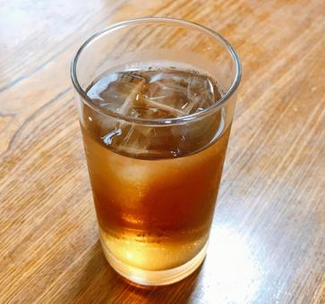 麦茶 麦茶,むぎちゃ,グラスの写真素材