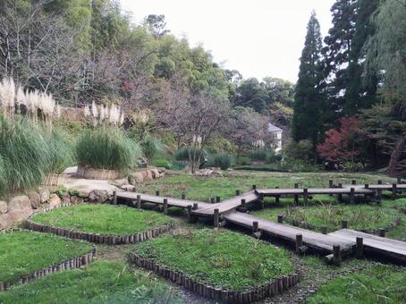 長府庭園 庭園 長府庭園 庭園の写真
