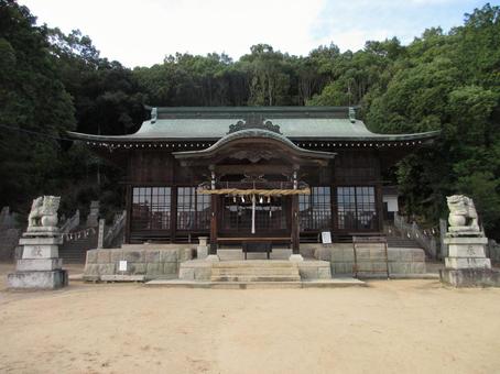 広島県-下御領八幡神社-拝殿 広島県-下御領八幡神社-拝殿 下御領,八幡神社,神社の写真素材