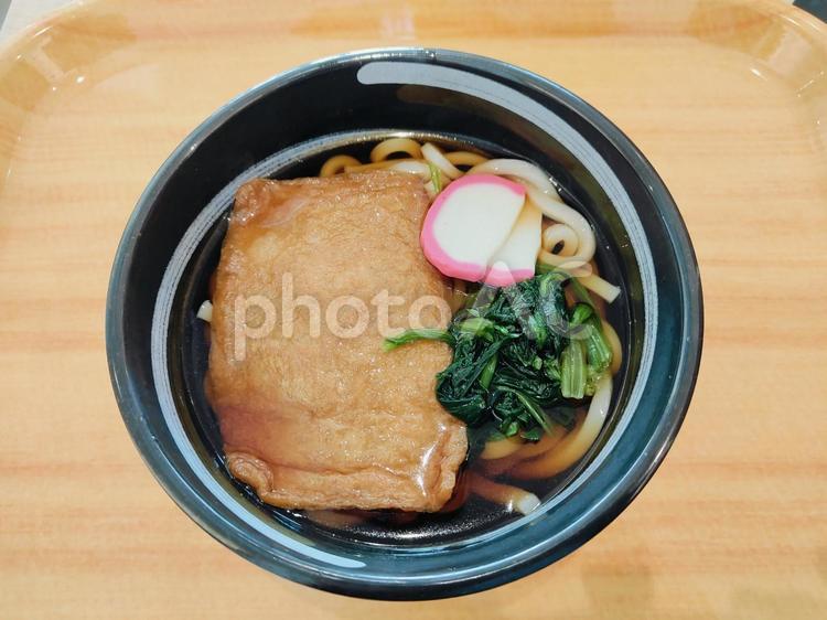 きつねうどんのイメージ 箸,うどん,和食の写真素材