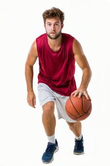 男性バスケットボール選手 男性バスケットボール選手の写真