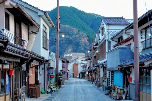 岡山県真庭市の勝山町並み保存地区 岡山県真庭市の勝山町並み保存地区の写真