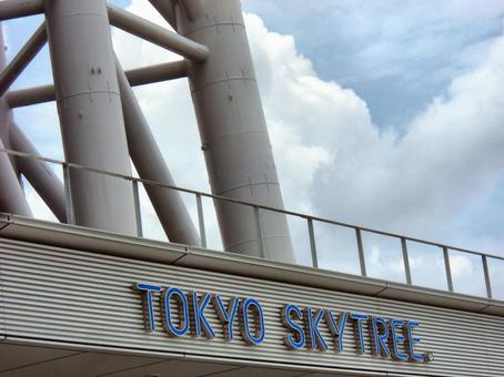 スカイツリーの骨組み-14 東京スカイツリー,鉄骨,骨格の写真素材