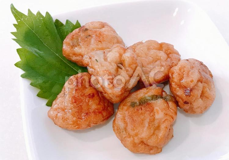 ひとくち揚げ 薩摩揚げ,さつま揚げ,さつまあげの写真素材