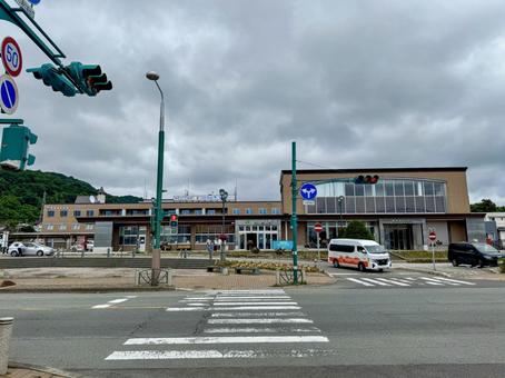 洞爺駅 駅前 洞爺駅 駅前の写真