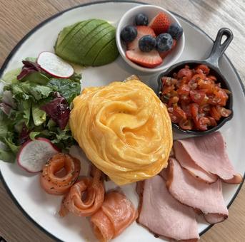 モーニングプレート モーニングプレート モーニングプレート,breakfast,朝食の写真素材