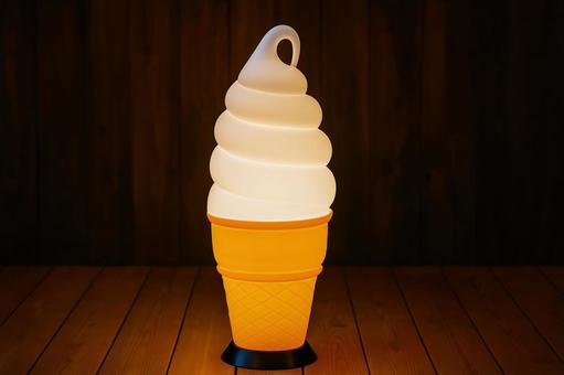 ソフトクリームあります看板 ソフトクリームあります看板の写真