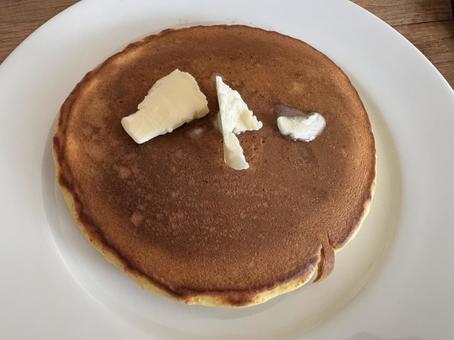 ホットケーキ ホットケーキ パンケーキ,ホットケーキ,バターの写真素材