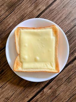 チーズトースト トースト,チーズ,食パンの写真素材