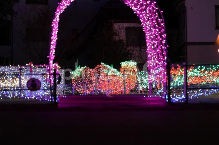 まちの駅　新・鹿沼宿 玉ボケ,クリスマス,幻想の写真素材
