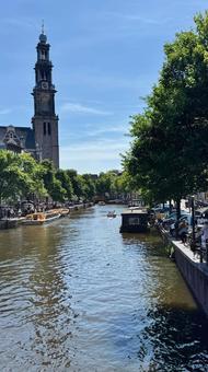 【Holland】Amsterdam 【Holland】Amsterdam オランダ,アムステルダム,運河の写真素材