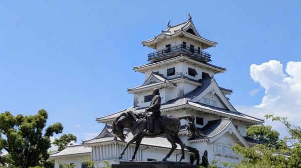 今治城-88 愛媛県,今治市,今治城の写真素材