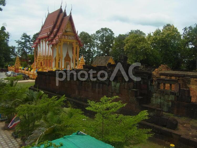 タイ、クメール遺跡・カンペーンヤイ タイ,クメール遺跡,カンペーンヤイの写真素材