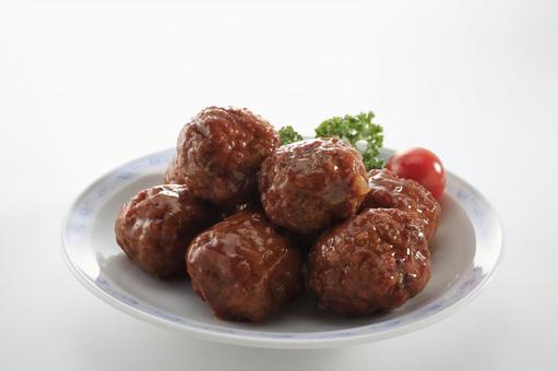肉だんご 肉だんご,肉団子,ミートボールの写真素材