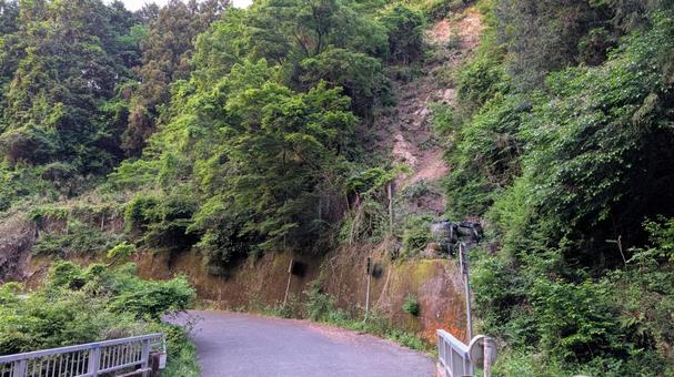 Photo, cliff, outcrop, cliff collapse, 