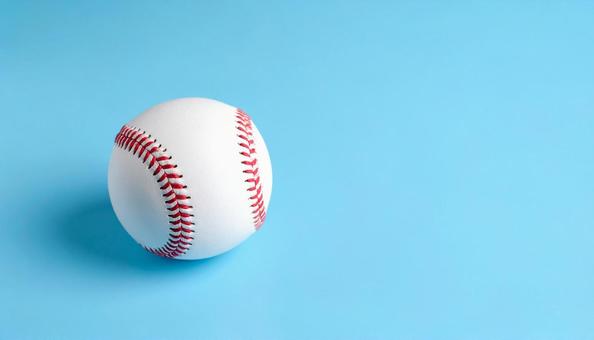 野球ボール一つ 野球ボール一つの写真