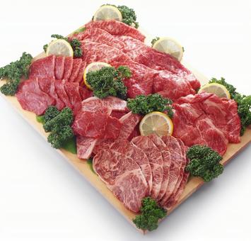 牛肉大集合 牛肉大集合 焼き肉用,牛肉,カルビの写真素材