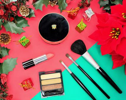 コスメ　冬イメージ② コスメ,メイク,化粧品の写真素材