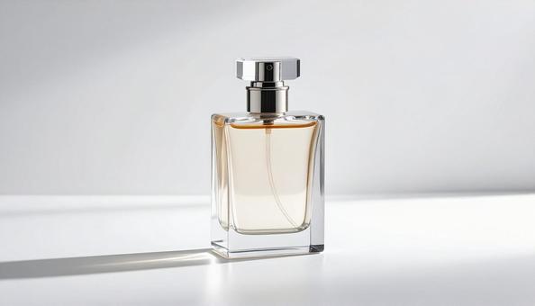 ミニマルな香水瓶の写真