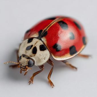 てんとう虫の細部を捉えた一枚 てんとう虫の細部を捉えた一枚の写真