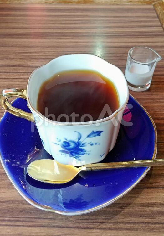 喫茶店で一服.20 飲み物,コーヒー,ホットコーヒーの写真素材