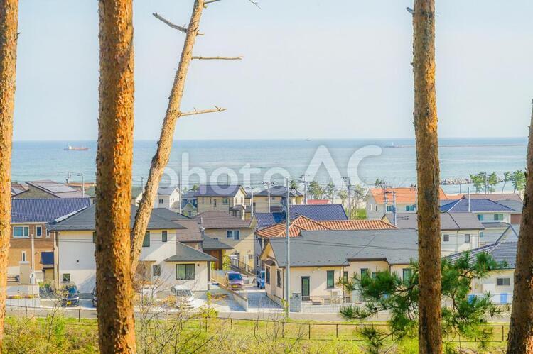 宮城県・七ヶ浜町の風景 七ヶ浜町,宮城県,宮城の写真素材