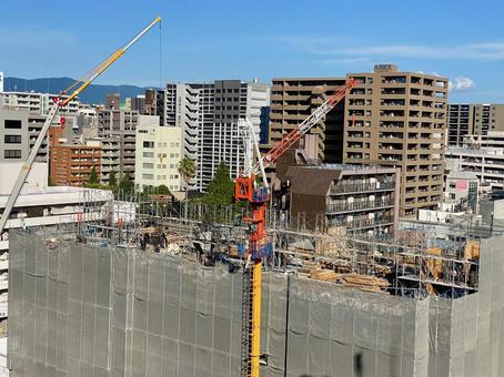 Photo, tower crane, crane, large crane, 