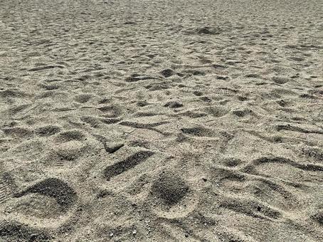 砂浜 砂浜,海,海水浴場の写真素材