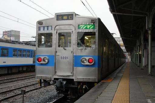 秩父鉄道、5000系、5001編成 秩父鉄道,秩鉄,5000系の写真素材