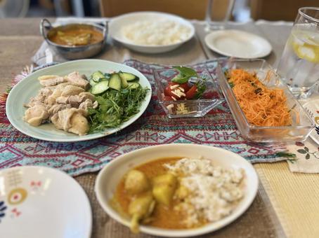 Thai lunch at home, JPG