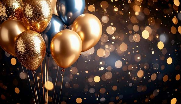 高級感のある風船の背景画像 高級感のある風船の背景画像の写真