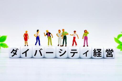 ダイバーシティ経営のタイトル ダイバーシティ経営,価値創造,組織の写真素材