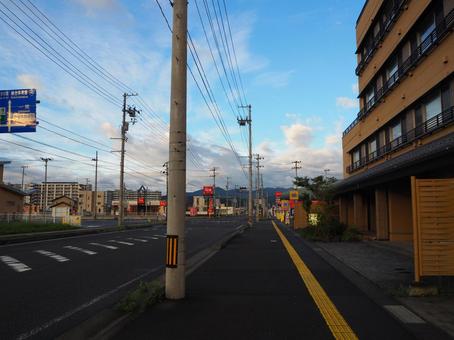 気仙沼の街並み(宮城県・気仙沼市) 気仙沼の街並み(宮城県・気仙沼市) 気仙沼,街並み,早朝の写真素材