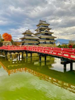 松本城 松本城,城郭,天守閣の写真素材