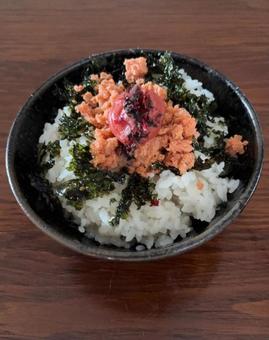 Photo, chawanmushi, government stockpiled rice, breakfast, 