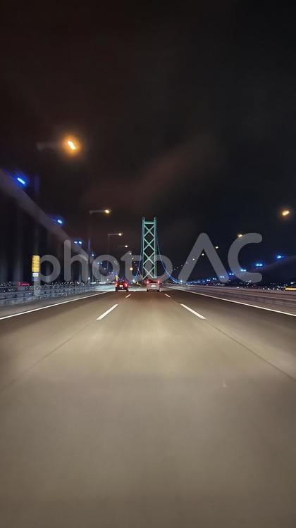 【兵庫】淡路島の風景 淡路島,島,橋の写真素材