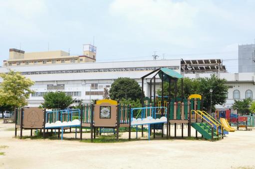 Photo, park, children's park, urban park, 