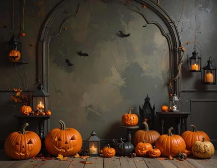 ハロウィン用背景素材 ハロウィン用背景素材の写真