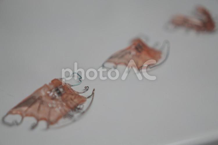 矯正　マウスピース 矯正,歯列矯正,歯科の写真素材