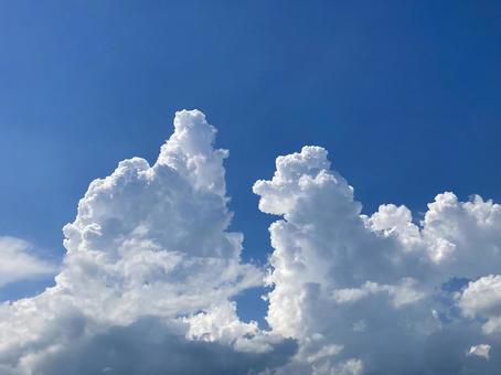 夏の入道雲 夏の入道雲 夏,入道雲,雲の写真素材