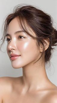 美しく上品な笑顔のポートレート 美しく上品な笑顔のポートレートの写真