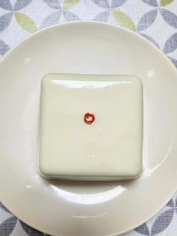 枝豆冷奴1 枝豆冷奴1 枝豆豆腐,とうふ,唐辛子の写真素材