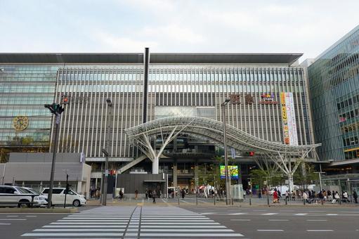 jr博多シティ 博多駅ビル,ハンズ,博多阪急の写真素材