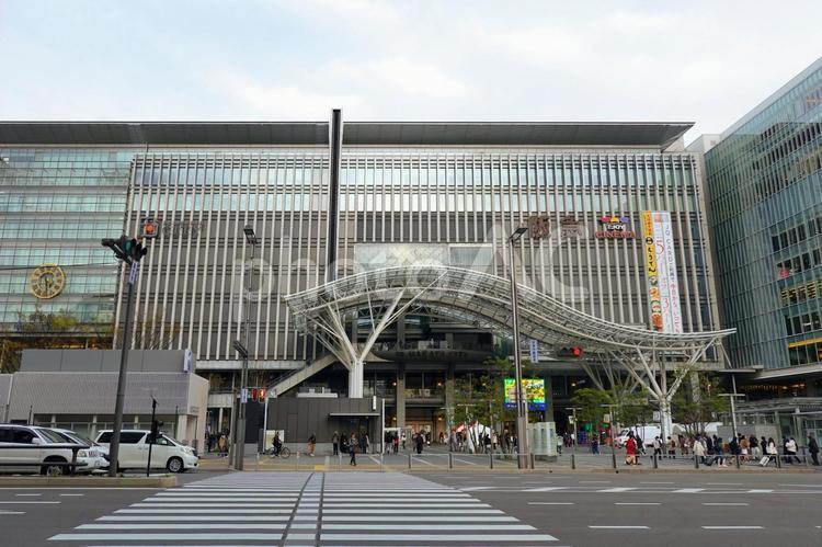 jr博多シティ 博多駅ビル,ハンズ,博多阪急の写真素材