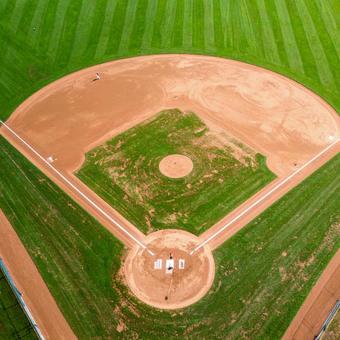 古い野球場 古い野球場の写真