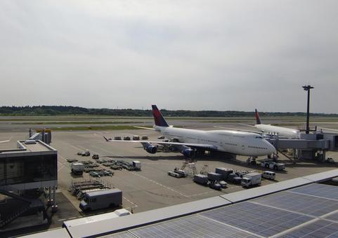 成田空港-7 成田空港,飛行場,飛行機の写真素材