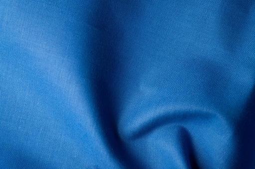 ブルー生地のシワテクスチャ ブルー生地のシワテクスチャ 布,生地,織物の写真素材