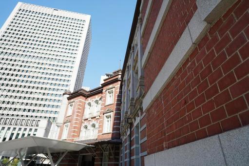東京 東京駅丸の内駅前広場4 丸の内駅前広場,東京駅,ターミナル駅の写真素材